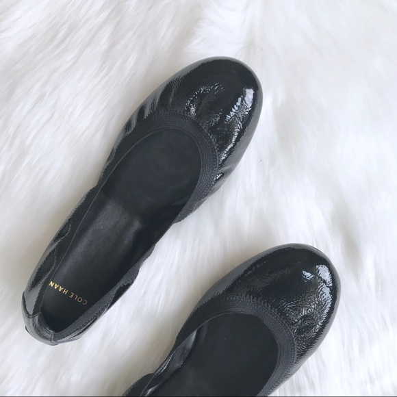 Cole Haan Black Jenni Gore Ballet Flats - Picture 2 of 5